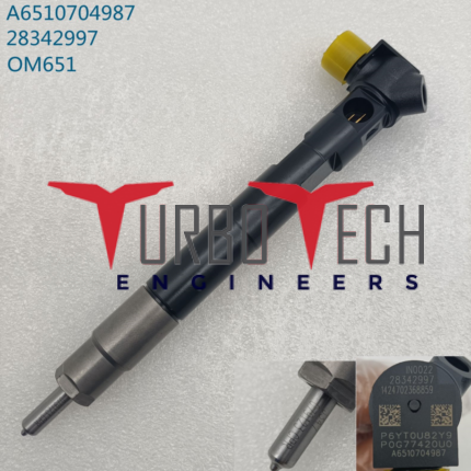 MERCEDES 2.2 FUEL INJECTOR DELPHI COMMON RAIL INJECTOR 28342997, 651 070 0587, R00002D, A6510700587, A6510704987