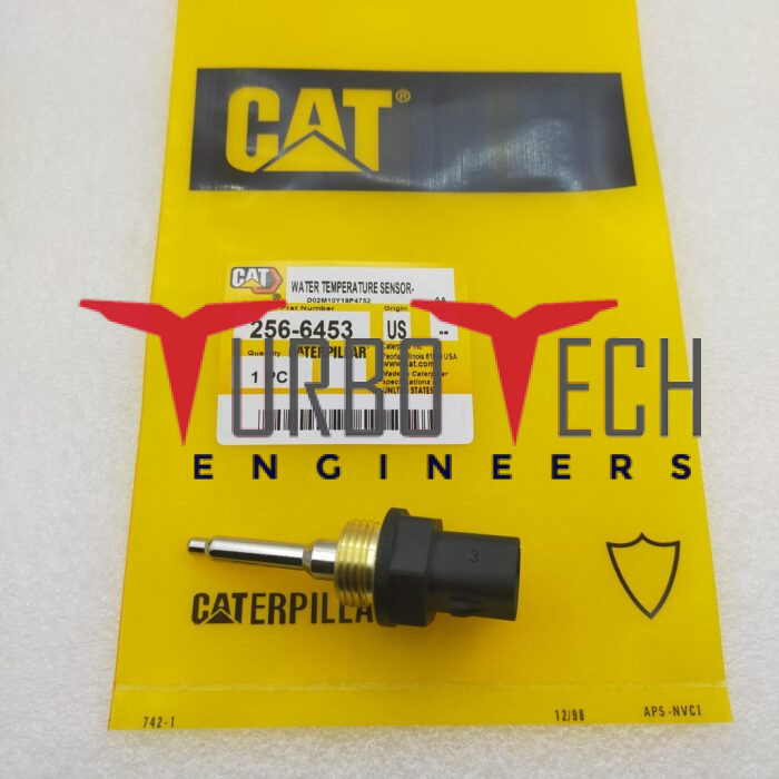 Temperature Sensor 256-6453, 2566453, for Cat Caterpillar 3406E, 3516B, C18, C15, C13, C11, E324D, E329D, E330D, E345C, E345D, 416F, 420F, 428F, 430F, 432